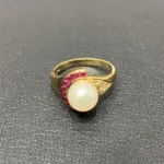 K18 パール リング