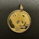 K24 パンダ金貨ネックレストップ