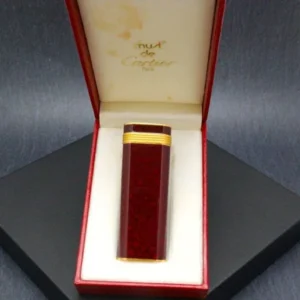 カルティエ (Cartier) オーバル ボルドー&ゴールド