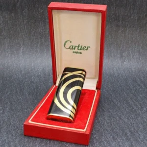 カルティエ (Cartier) ブラック&ゴールド  ライター