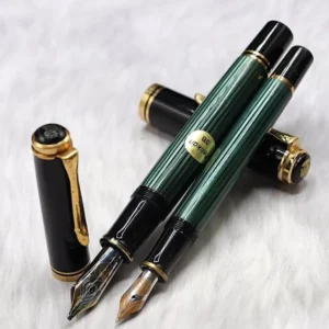(ペン先18C ) ペリカン (Pelikan) スベーレン 万年筆2点おまとめ 1点ペン先つぶれあり
