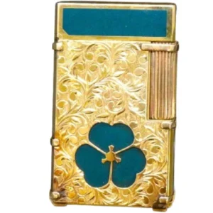 デュポン (S.T Dupont) グリーン&ゴールド 20K