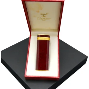 カルティエ (Cartier) オーバル ボルドー&ゴールド