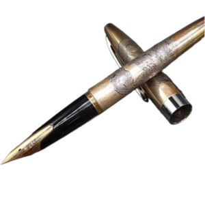 パイロット (PILOT) 万年筆 龍 本体スターリングシルバー (ペン先18K 750)