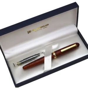 ペン先 18K 585 プラチナ (PLATINUM) 万年筆 3776シリーズ ブライヤー ケース入り外箱付