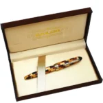 ペン先14K 585セーラー (SAILOR) 寄木細工 万年筆 替え芯 インクケース付き