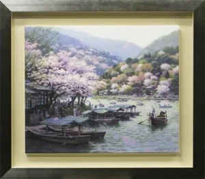 絵画 笹倉鉄平 フローティング・スプリング・カラー