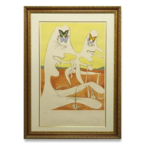 絵画 サルバドール・ダリ 宇宙の征服：反物質の蝶