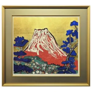 絵画  片岡球子 めでたき富士