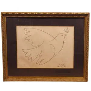絵画 パブロ・ピカソ 平和の鳩 リトポスター