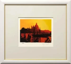絵画 ヒロ・ヤマガタ(山形博導)  ベニスの夕焼け