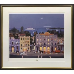 絵画 ミッシェル・ドラクロワ 黄昏時のハバナ