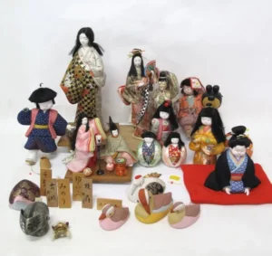 ひな人形 日本人形 ちりめん 人形 釣りわらべ 源氏絵巻 能翁 こけし など