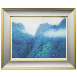 絵画 東山魁夷 山狭雨晴