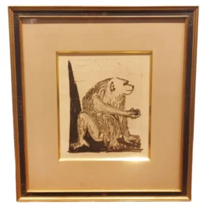 絵画 パブロ・ピカソ ビュフォン一猿