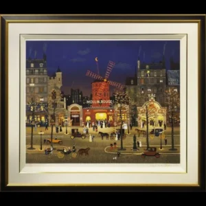 絵画 ミッシェル・ドラクロワ ムーランルージュを後