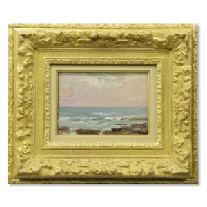 絵画  藤島武二 浪(大洗)