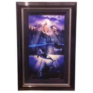 絵画 クリスチャン・リース・ラッセン オルカ イヴ