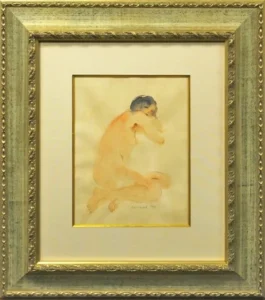 絵画 J.P.カシニョール 裸婦