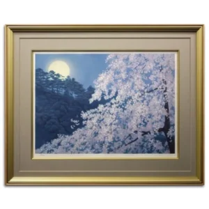 絵画 東山魁夷 宵桜