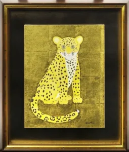 絵画 河嶋淳司 子豹