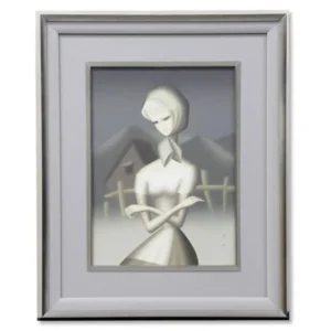 絵画 東郷青児 婦人像