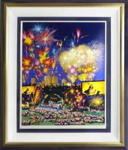 絵画 ヒロ・ヤマガタ(山形博導) ポカホンタス イン セントラルパーク