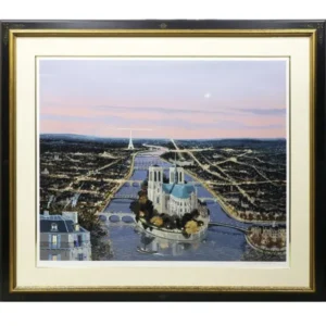 絵画 ミッシェル・ドラクロワ 美しきハートオブパリス