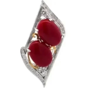 珊瑚(サンゴ) ブローチ