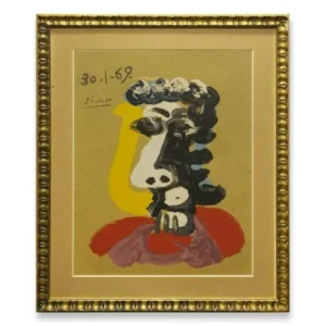 絵画 パブロ・ピカソ 「想像の中の肖像」より