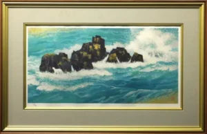 絵画 東山魁夷 満ち来る潮