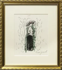 絵画 J.P.カシニョール 女性像