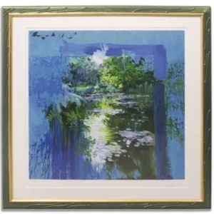 絵画 トレンツ・リャド バガテルの湖