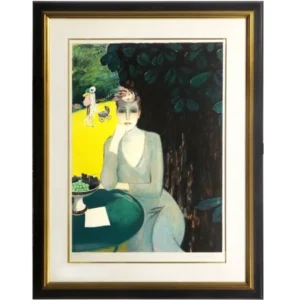 絵画 J.P.カシニョール 手紙 La letter