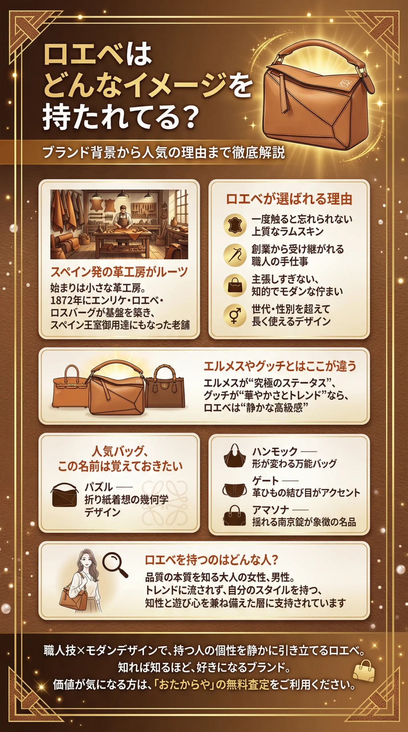 ロエベはどんなイメージを持たれてる?ブランド背景から人気の理由まで徹底解説!