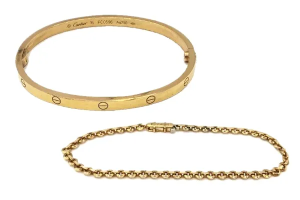 カルティエのテニスブレスレットの代表的な種類