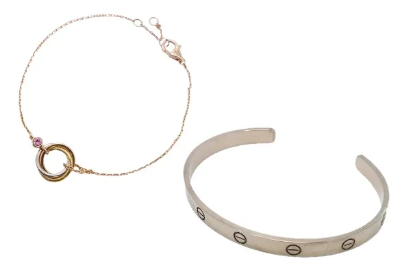 カルティエ テニスブレスレットの真贋ポイント