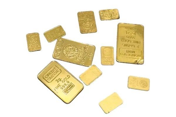 販売店によって異なるインゴットのサイズ