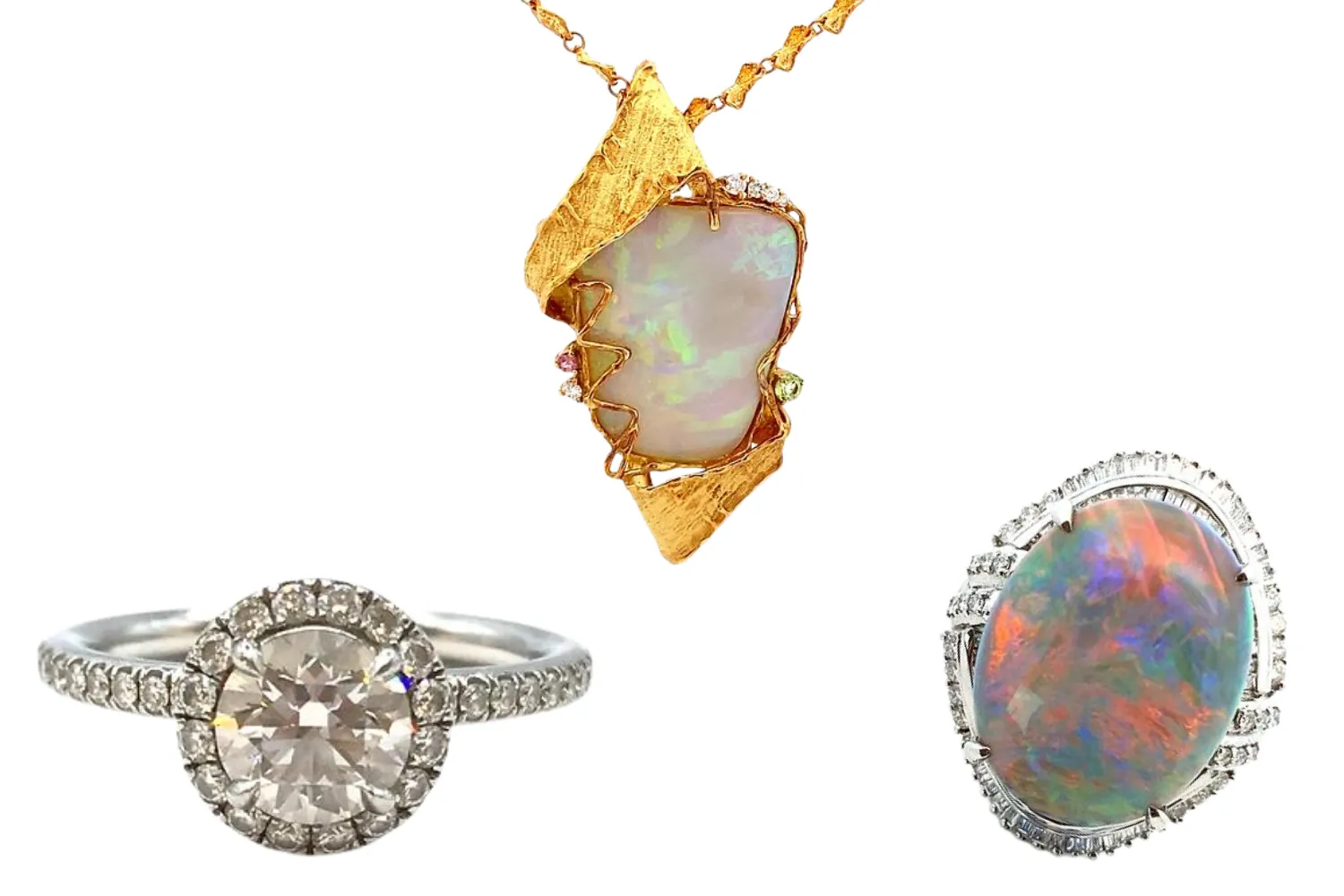 オパールとダイヤモンドはどっちの方が価値が高い？査定基準や高く売るポイントをご紹介