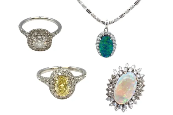 オパールとダイヤモンドの違いとは