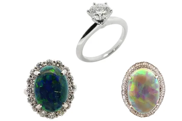 オパールとダイヤモンドの価値基準の違い