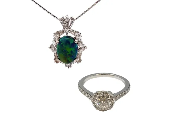 オパールとダイヤモンドの取り扱い・お手入れ方法