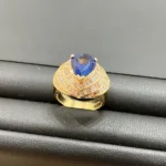 K18 サファイア リング