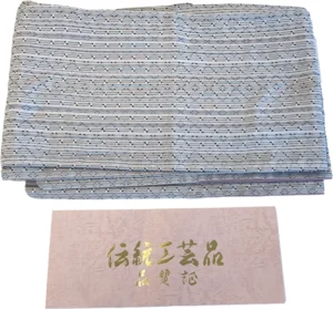 新垣みどり作 手織首里花織着尺