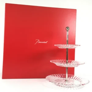 バカラ ケーキスタンド ガラス