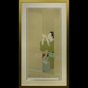 絵画 上村松園 夕暮