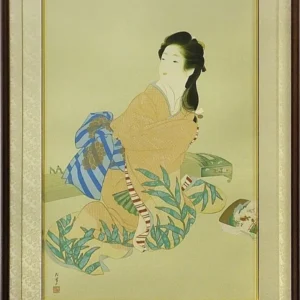 絵画 上村松園 娘深雪