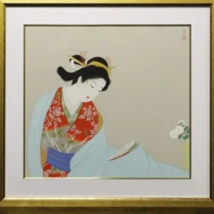 絵画 上村松園 菊寿