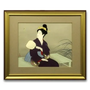 絵画 上村松園 蛍