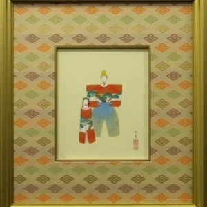 絵画 上村松 御ひなの図